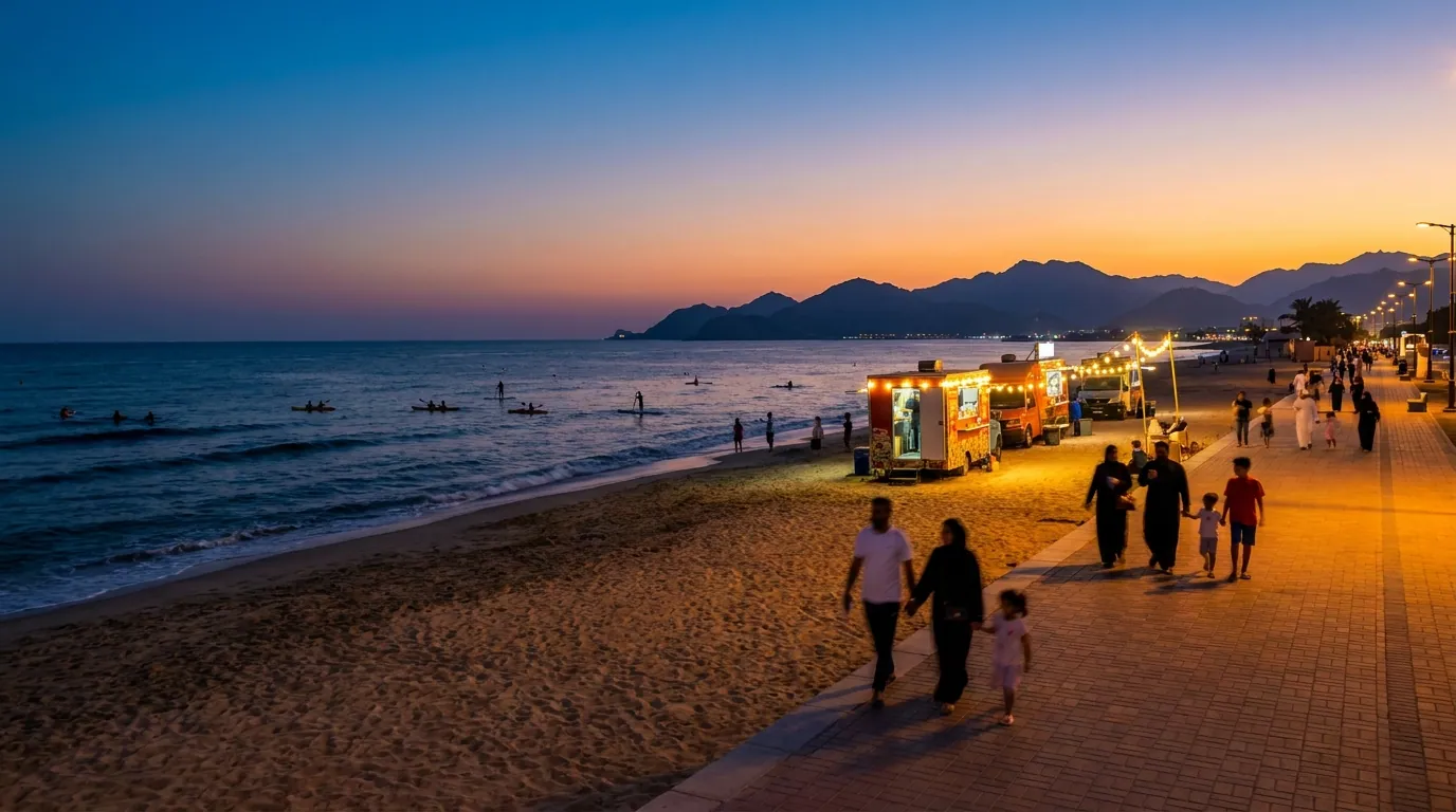 Fujairah Corniche & Umbrella Beach